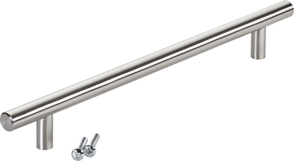 Möbelgriff G17 Ø12mm BA 192mm Edelstahl gebürstet