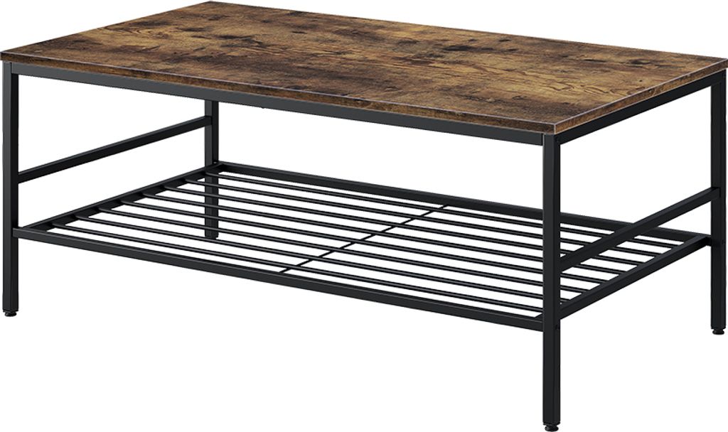 Couchtisch Vicco Fyrk Goldkraft Eiche/Schwarz 106 x 60 cm Produktbild 