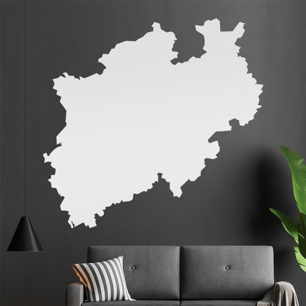 KIWISTAR Bundesland Nordrhein-Westfalen - Düsseldorf Kölner Dom Wandtattoo in 6 Größen - Wandaufkleber Wall Sticker - Dekoration, Küche, Wohnz...