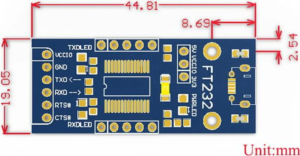 Adaptateur USB vers UART CP2102 - Module Convertisseur TTL de Série - 6