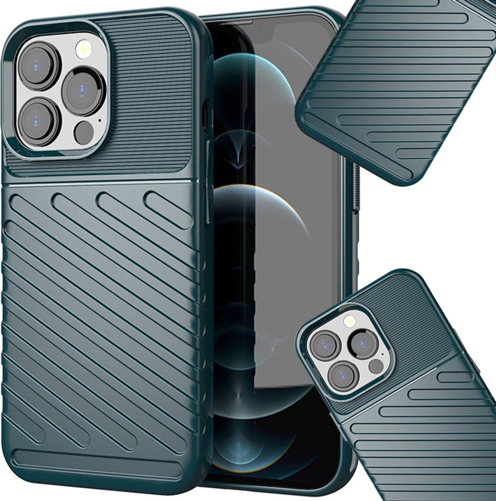 Puzdro Thunder Case Puzdro pre Iphone 13 Pro Green Obrázok produktu 