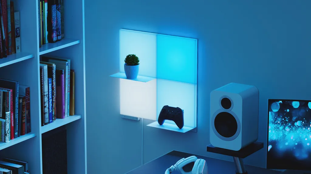 Étagère connectée Nanoleaf Blocks Shelf Pack d'Extension de 2 Pièces
