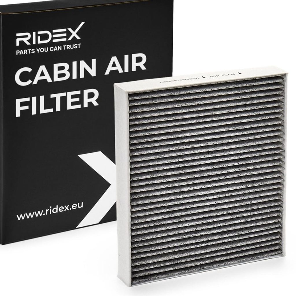RIDEX 424I0484 Aktivkohle Innenraumfilter Pollenfilter für Produktbild 