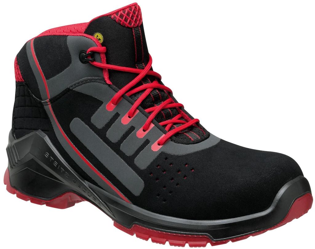 Steitz Secura Sicherheitshalbstiefel S1 VD PRO 1760 ESD NB, Gr. 47