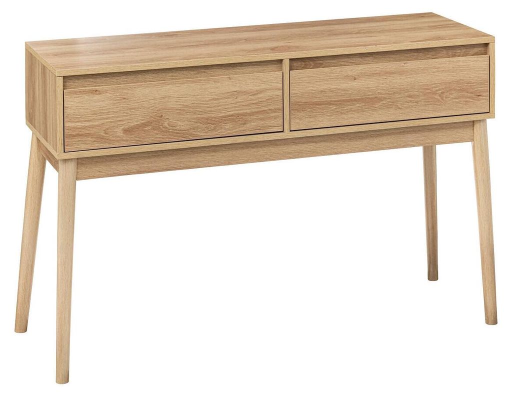 Konsole mit Schubladen für den Flur ABANA, 114 x 37 x 76 cm Produktbild 