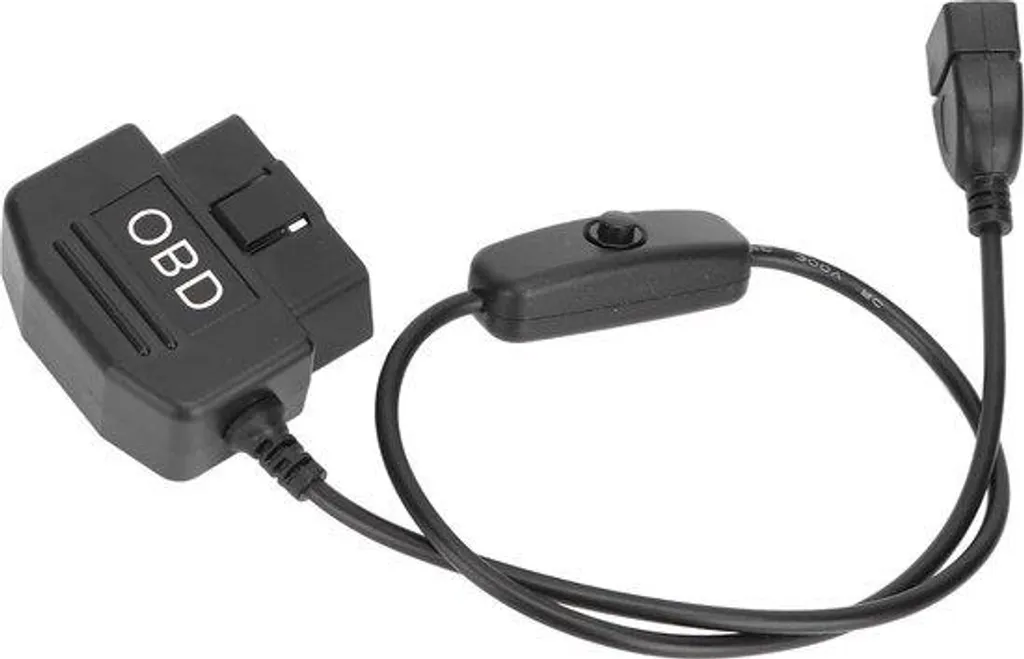 Câble de recharge OBD2 universel vers USB de 48 cm pour voiture et GPS