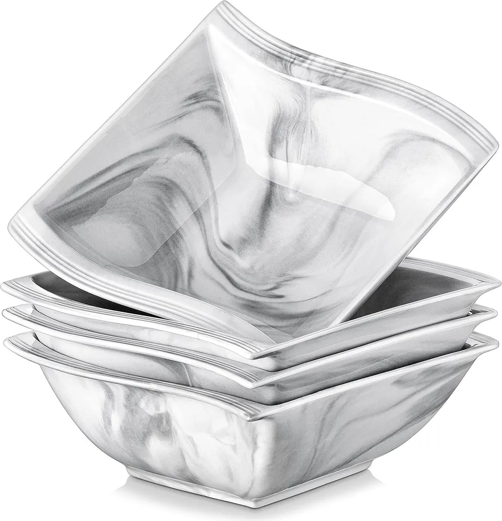 Bols à céréales et saladiers individuels en porcelaine pour le déjeuner
