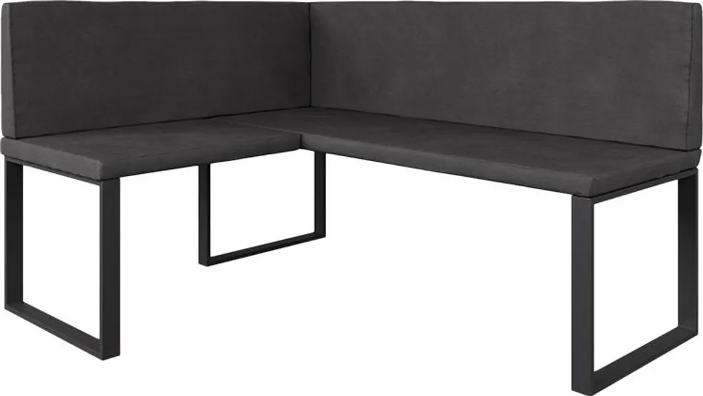 Banc d'angle Vicco Ravon Anthracite 120x150cm : Fini le Manque de Sièges