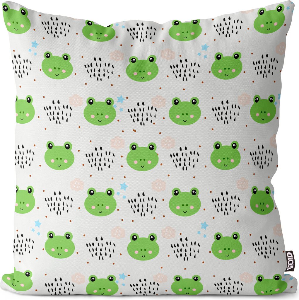 VOID Frosch Regen Sterne Kissenbezug Kissenhülle Sofakissen Kissen Deko Outdoor-Kissen Dekokissen