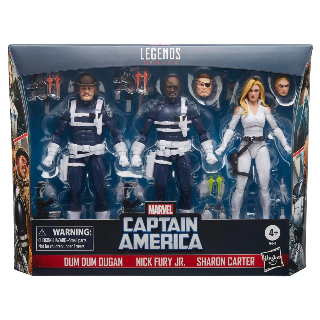 Figurines Marvel Legends S.H.I.E.L.D. avec Accessoires et Sharon Carter - 23