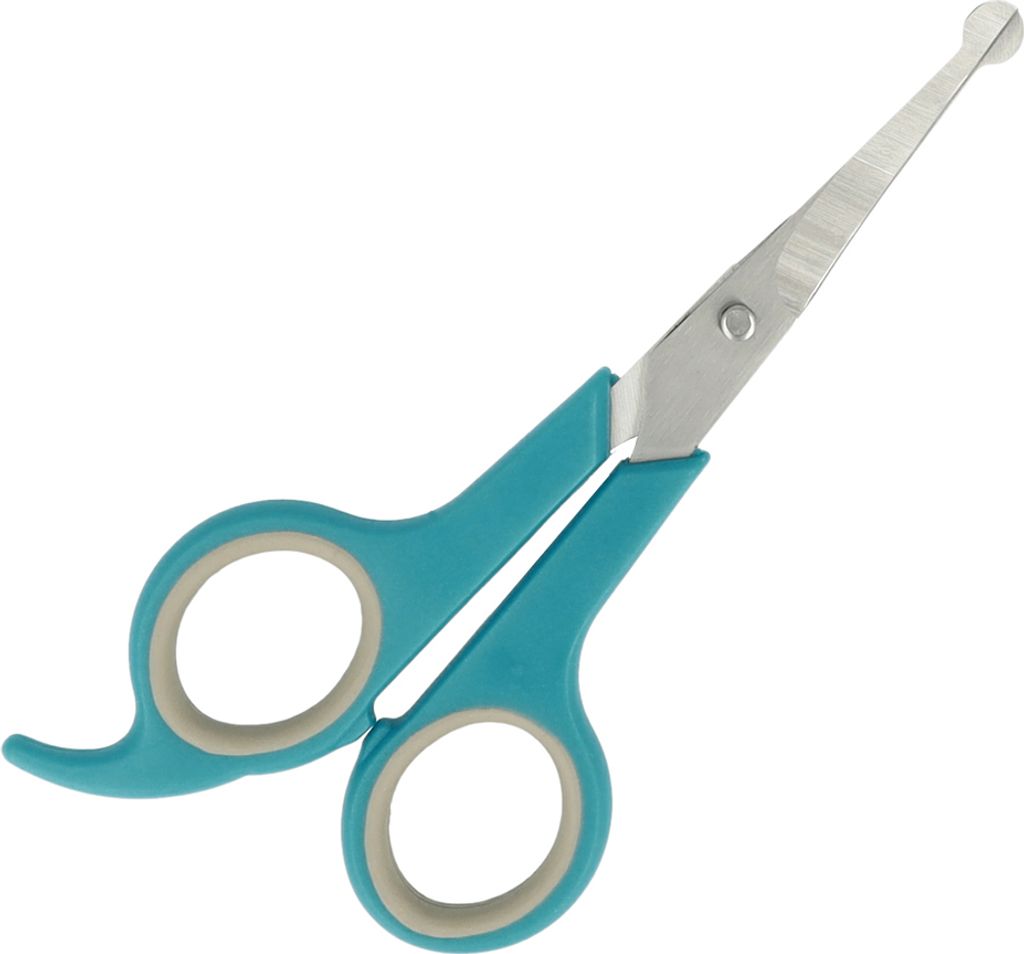 PETS AID ONLY Fell- & Pfotenschere rund 170 mm türkis Produktbild 