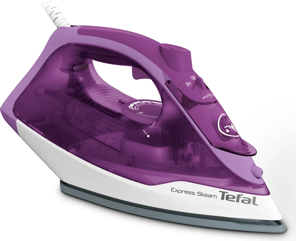 Fer Tefal 2400W Express Steam avec Coup de Feu Puissant et Semelle XL
