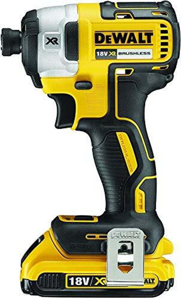 DeWALT DCF887D2-QW, Klucz udarowy, Czarny, Żółty, 1/4", Zdjęcie produktu 
