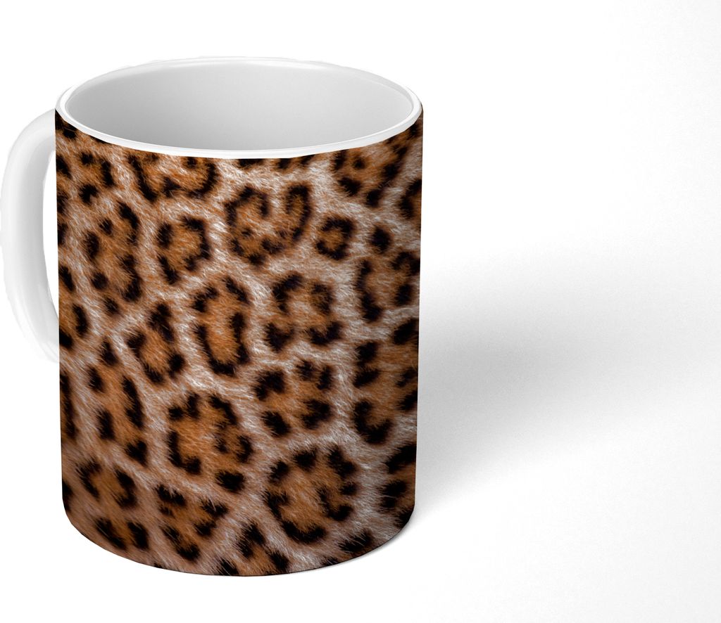 MuchoWow Tasse Kaffeetasse Kaffeebecher 350 ml Panther Druck Teetasse - Fototasse - Becher - Keramikbecher - Teebecher - Kaffeetasse - Bürotasse