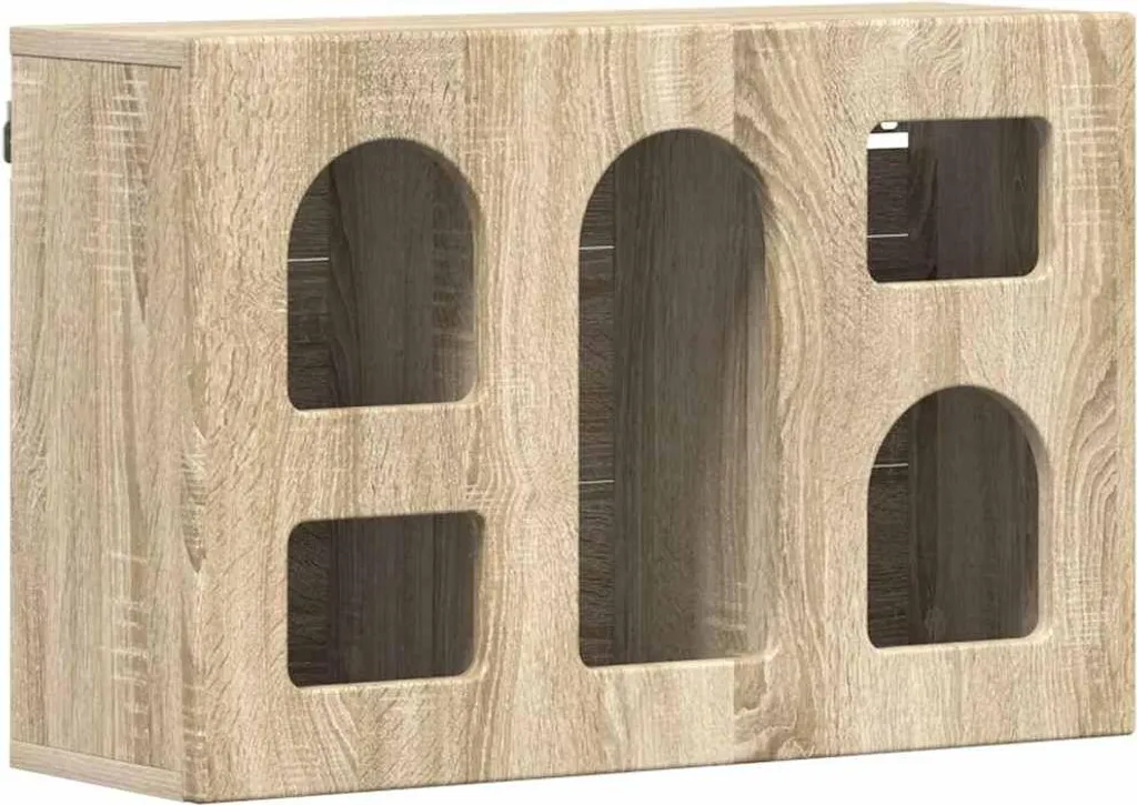 SYFAX™ Armadio Pensile Rovere Sonoma 60x20x40 - Mobile Sospeso Cucina
