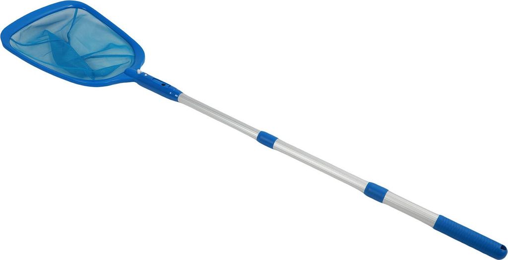 Schwimmbad Reinigungsset mit 45-88cm Teleskopstange Feinmaschiges Pool Skimmer Netz Bürste für Pools Spas Hot Tub