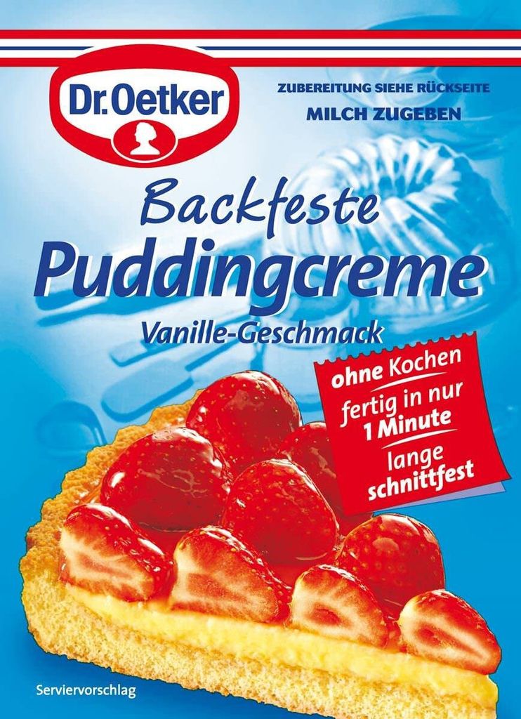 Dr. Oetker Backfeste Puddingcreme Vanille-Geschmack