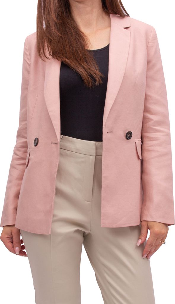 FIRI Damenjacke aus Leinen, tailliert, bequem, mit Taschen