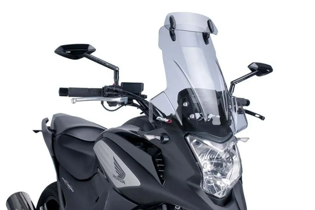 Pare-brise Haute Protection PUIG avec Déflecteur Réglable pour Honda
