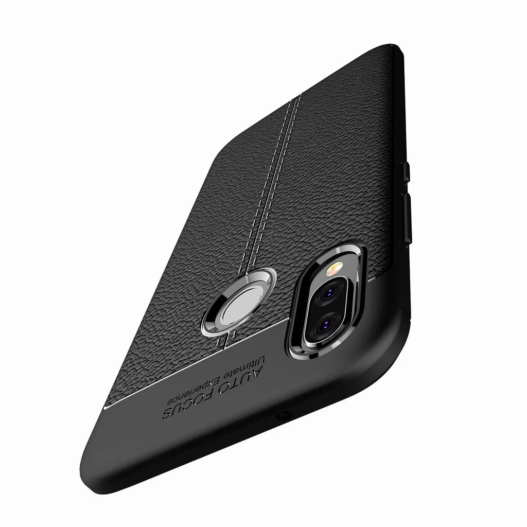 Custodia NALIA Huawei P20 Lite: Look Pelle Slim e Silicone Premium - 3