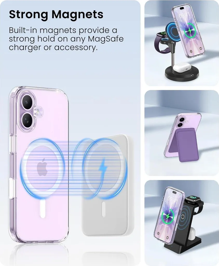 Coque de Protection iPhone 16 Pro Max Transparente MagSafe Antichoc