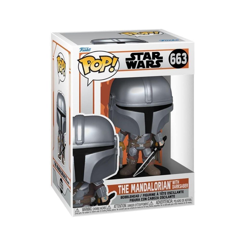 Star Wars - The Mandalorian with Darksaber 663  - Funko Produktbild 
