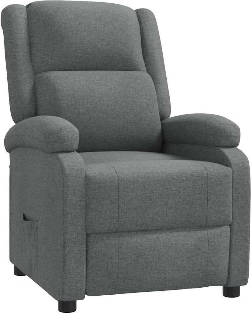 vidaXL Relaxsessel Dunkelgrau Stoff Produktbild 