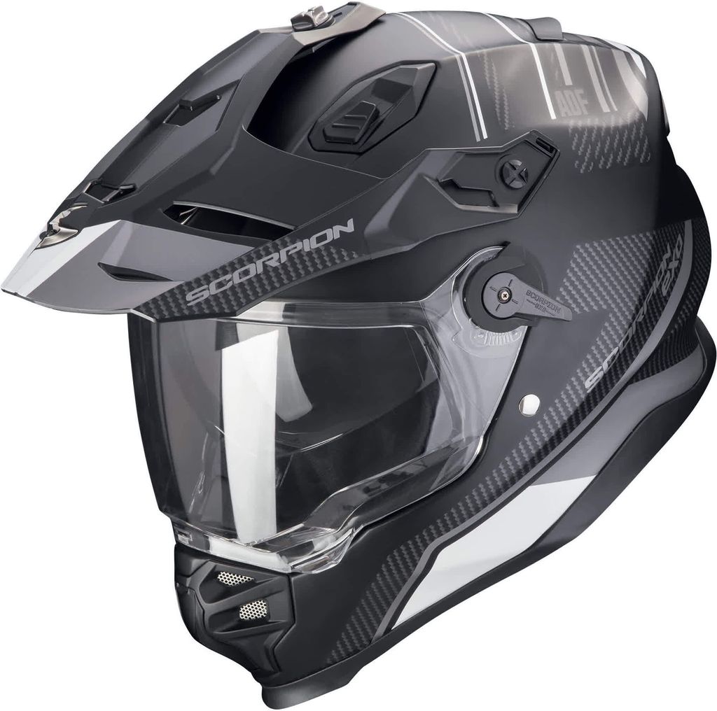 Scorpion ADF-9000 Air Desert Motocross Helm, schwarz matt/grau, XL (60/61)
