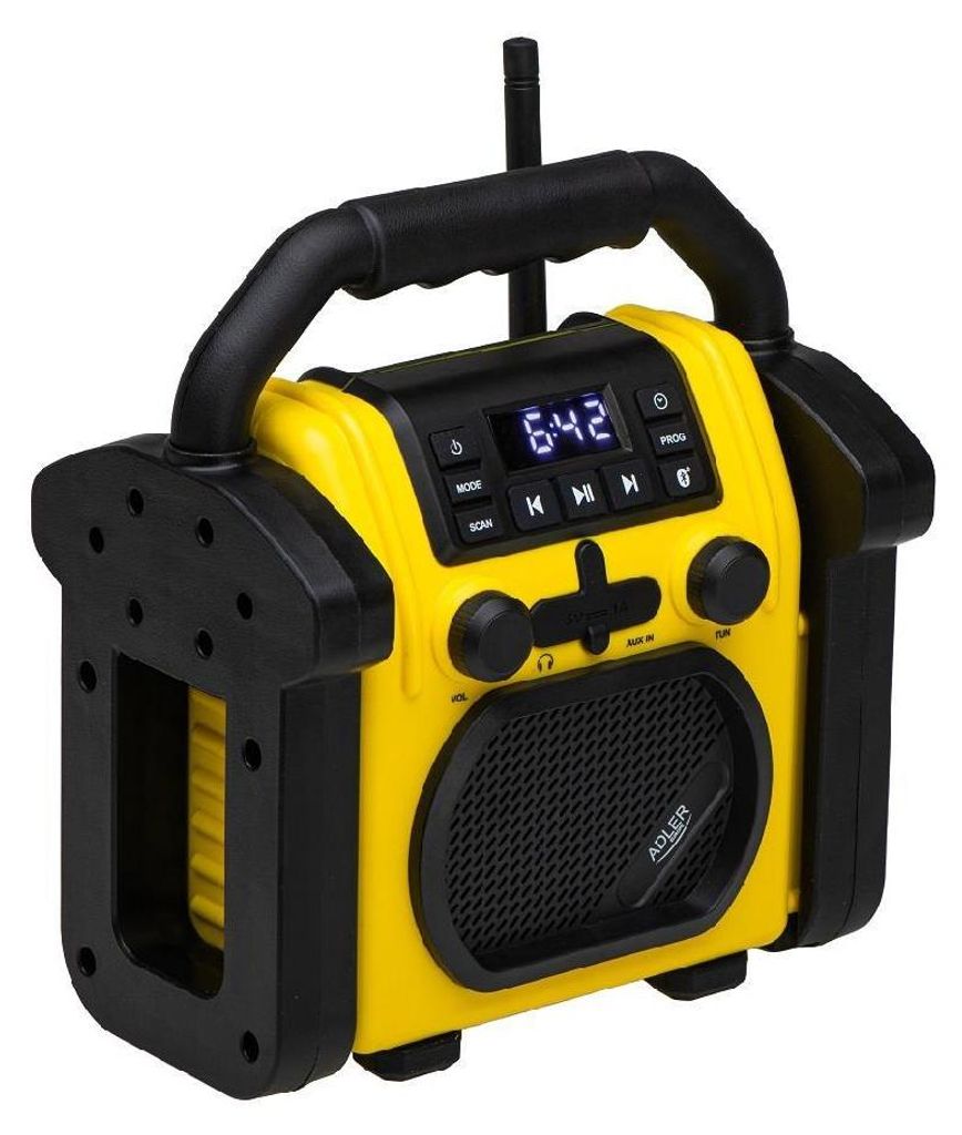 Adler AD 1911 staveništní rádio s Bluetooth AUX vodotěsné Obrázek produktu 