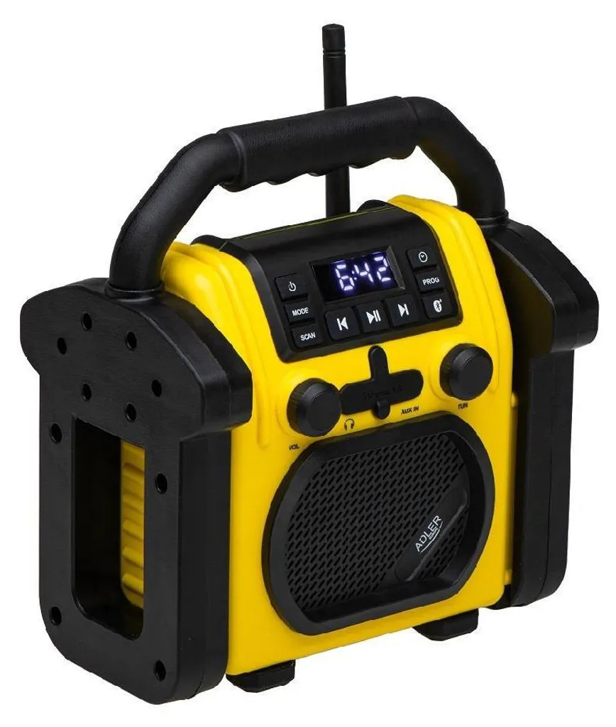 Adler AD 1911 Radio da cantiere Bluetooth, IPX 54