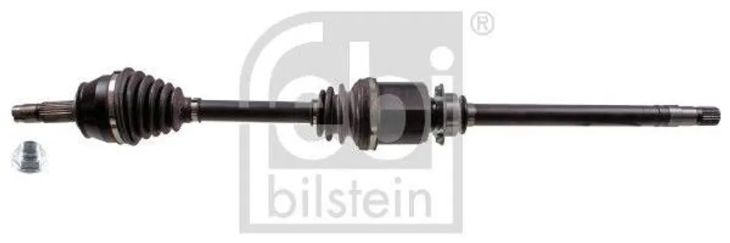 Arbre de transmission renforcé FEBI 196005, montage avant droit PSA