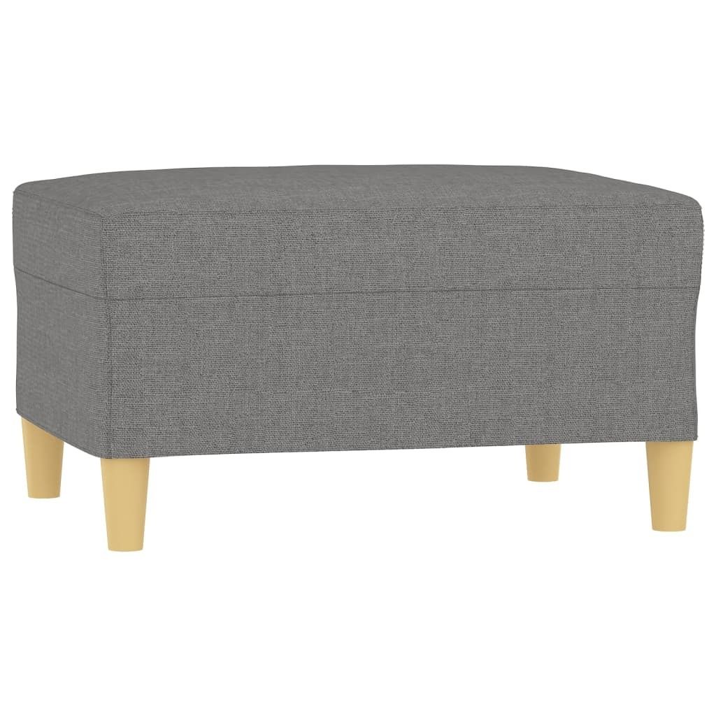 vidaXL Tabouret de pied gris foncé 70x55x41 cm Tissu Image du produit 