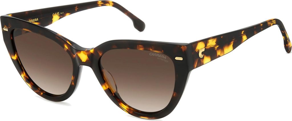 Carrera CARRERA 3017/S HAVANA/BROWN SHADED 55/19/140 Damenbrillen Sonnenbrillen