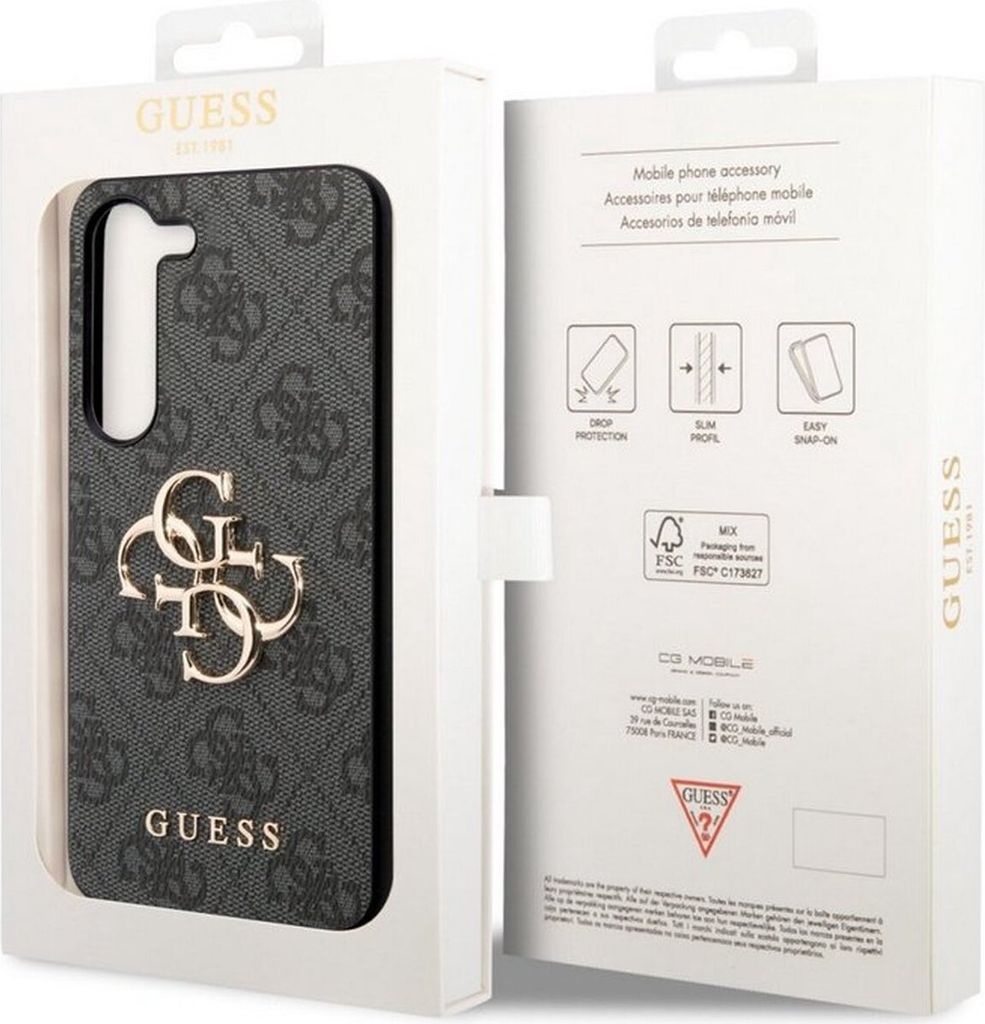 Pouzdro Guess Guhcs23S4Gmggr S23 S911 - Šedé Pevné Pouzdro Obrázek produktu 