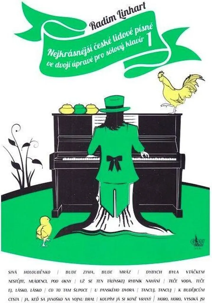 Recueil Piano Solo Vol.1 : Apprendre les chansons populaires tchèques