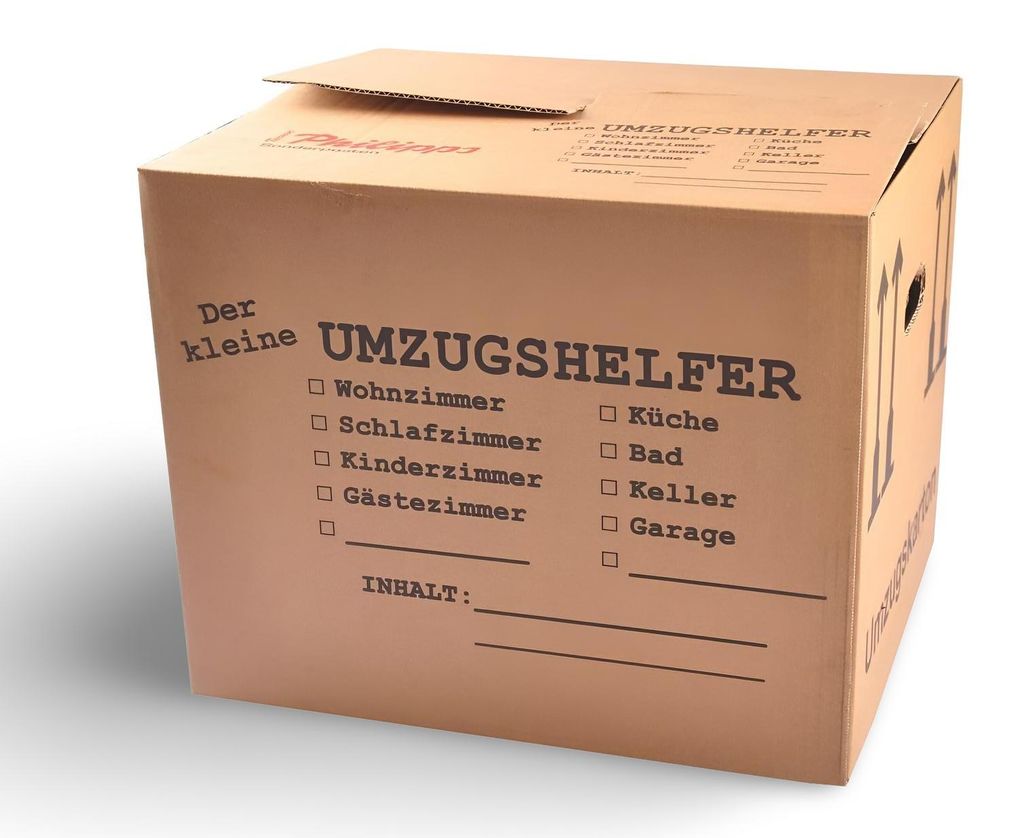 BURI carton de déménagement imprimé 41x35x34 boîte de Image du produit 