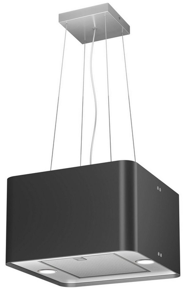 Airforce Inselhaube Villa Dunstabzugshaube 45x45cm Umlufthaube Küche