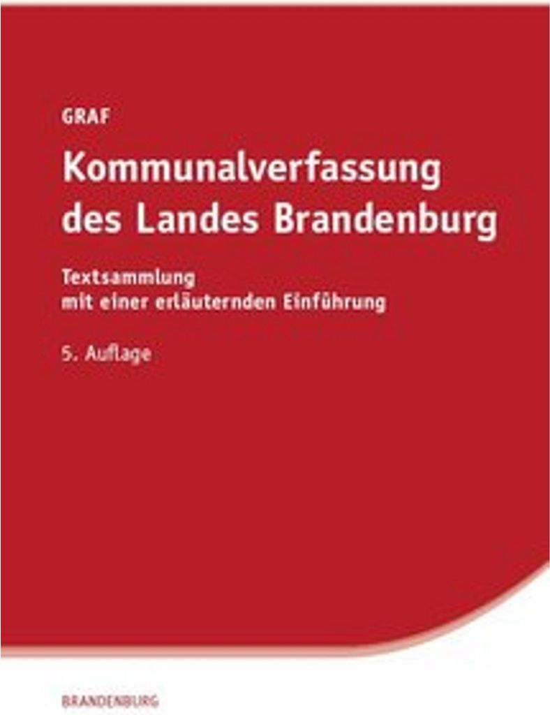 Kommunalverfassung des Landes Brandenburg