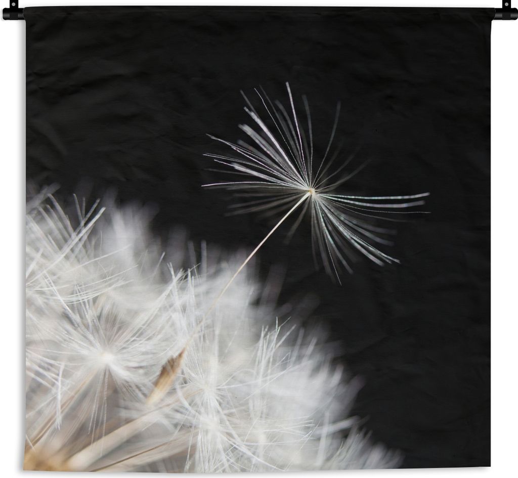 MuchoWow Wandteppich Wandbehang Blume - Löwenzahn - Pflanze 60x60 cm Tapisserie Dekoration Wandtuch - Dekorationen - Wand Decke