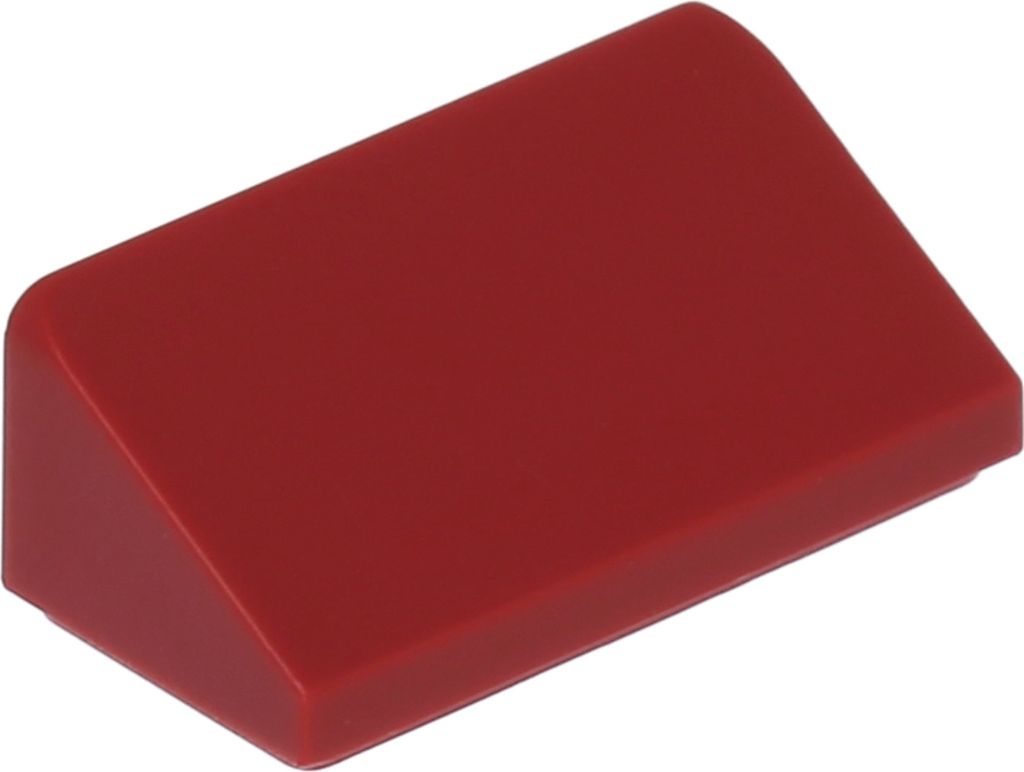 LEGO: 50x Schrägstein / Slope 1x2 30°, Dunkelrot