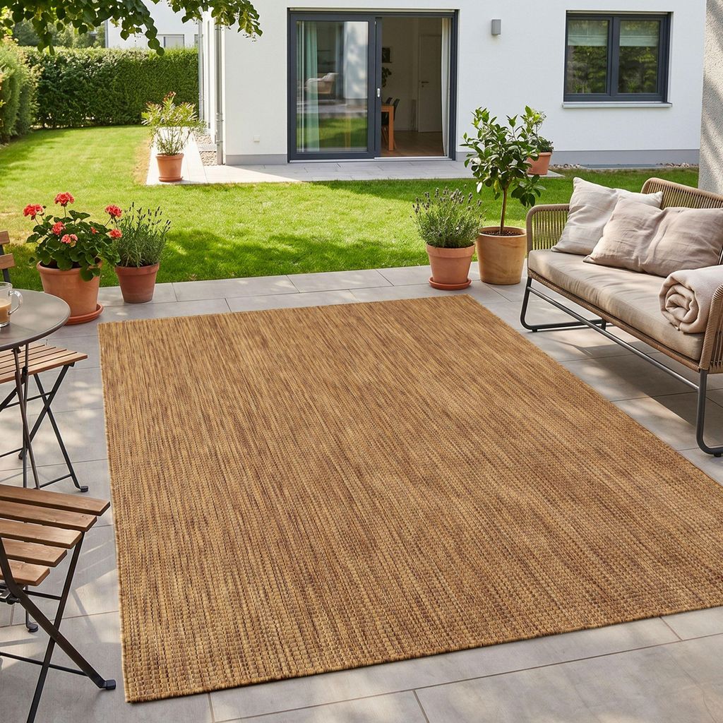 Homebyhome Tappeto Outdoor Marrone 280x370 cm Balcone Immagine del prodotto 