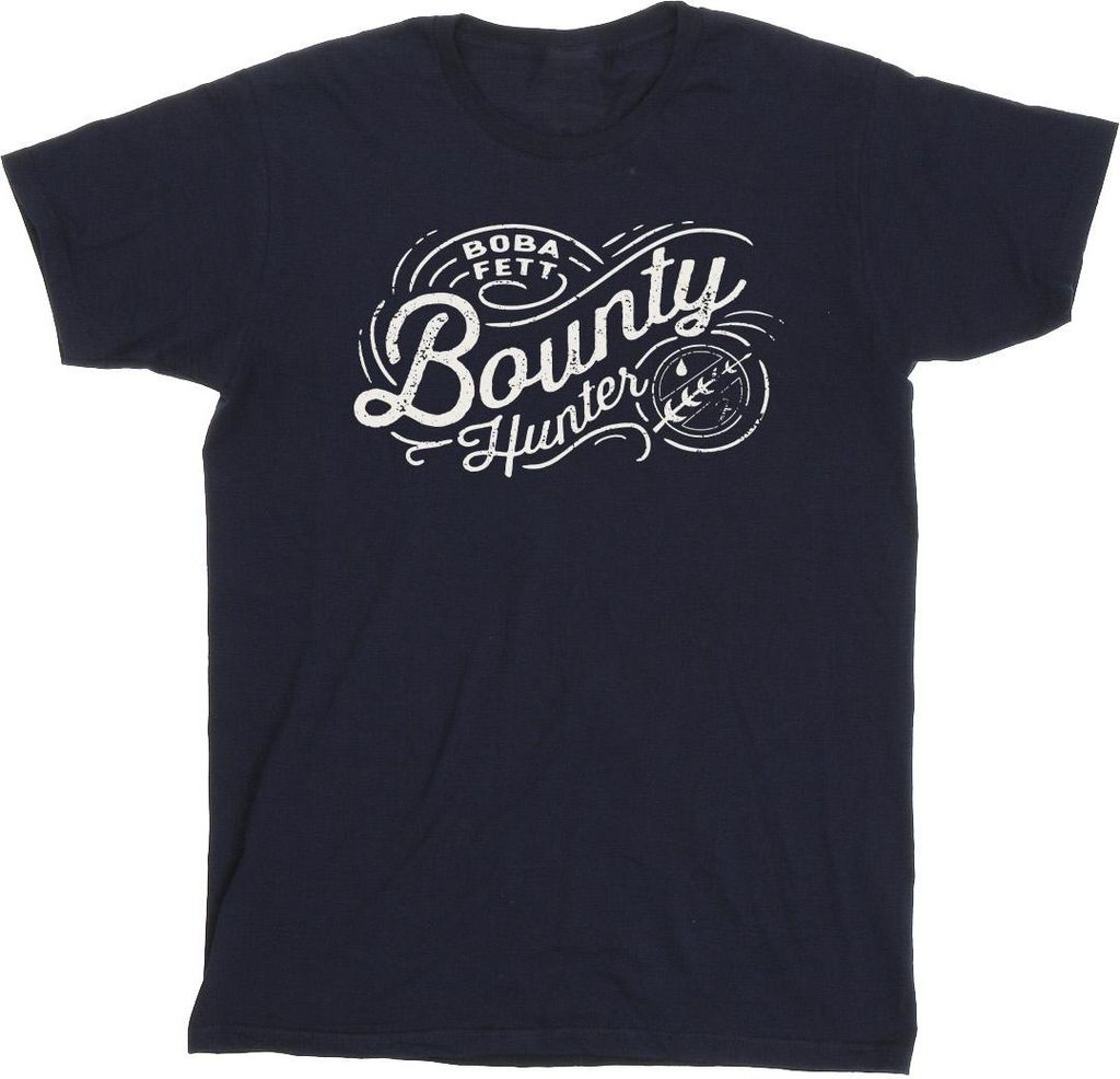 Star Wars - "The Book Of Boba Fett Bounty Hunter" T-Shirt für Herren BI44846 (3XL) (Marineblau)
