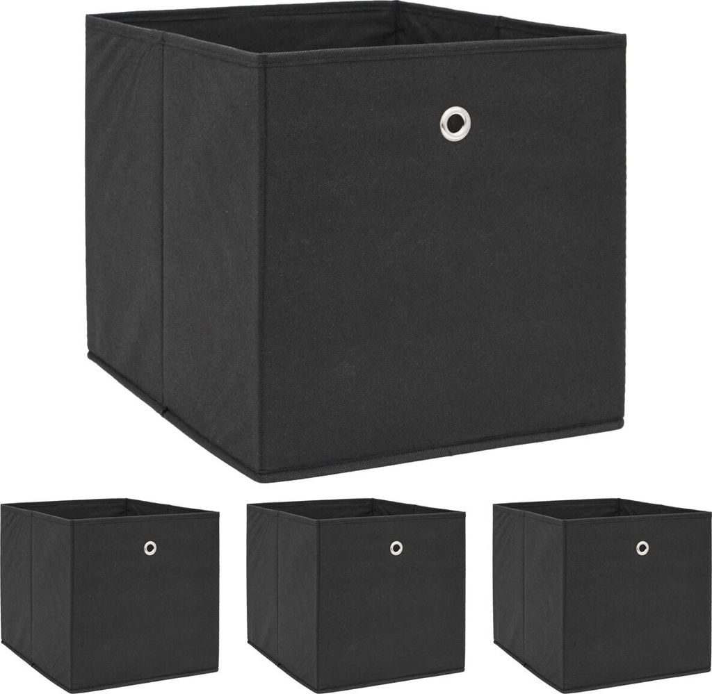 lot de 4 boîtes de rangement pour étagère Kallax 33x38x33 Image du produit 