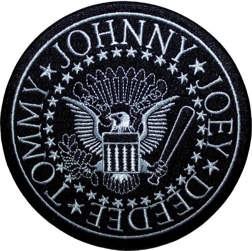 Ramones - Aufnäher zum Aufbügeln "Presidential Seal Black" RO13810 (Einheitsgröße) (Schwarz)