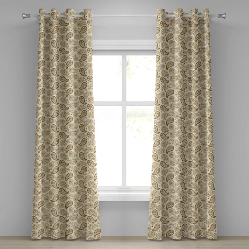 Tenda Beige Paisley ABAKUHAUS - Atmosfere d'Oriente per la tua Casa