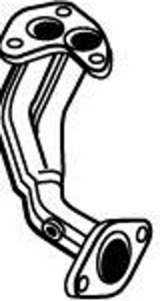 VEGAZ Abgasrohr Auspuffrohr für FORD FIESTA III (GFJ) Vorne FR-174