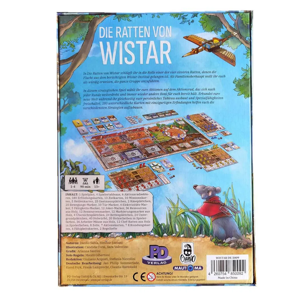 Les rats de Wistar version française avec roue d'actions et gestion experte - 3