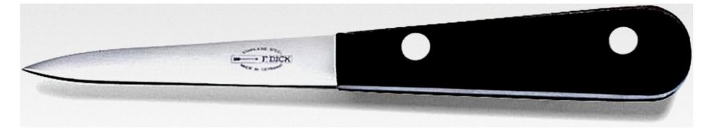 F. DICK Austernöffner (Klingenlänge 7 cm, Griff aus hygienischem Kunststoff, stabile dünne Klinge)