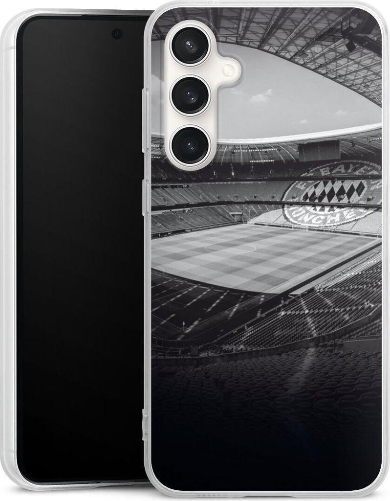 DeinDesign Handyhülle für Samsung Galaxy S23 FE Silikon Hülle Case Smartphone Schutzhülle FC Bayern München FCB Stadion