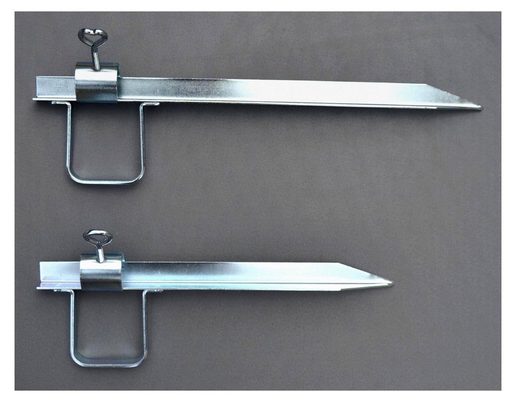 Holly - Schirmhalter aus Stahl - 3 mm Ø - 430 mm Länge - 30 - Halterung für Schirmstöcke bis 30 mm Ø